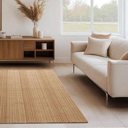 6x9 Area Rugs for Living Room – Machine Washable Boho Woven Rug with Non-Slip Backing, Large Living Room Rug, Mats for Bedroom, Dining Room, Home Office – Soft & Durable, Pet Friendly