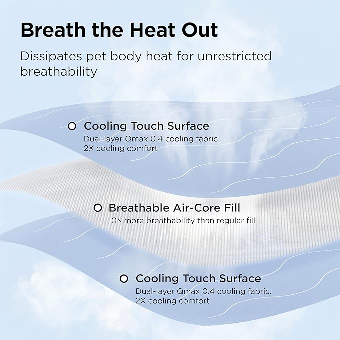 Bedsure Cooling Blanket for Bed with Breathable Air-Core Fill Q-MAX>0.4 - Lightweight Pet Cat Throw Cold Blanket Washable for Summer，Soft Dog Cooling Mat for Couch, Pale Jade, 60x80
