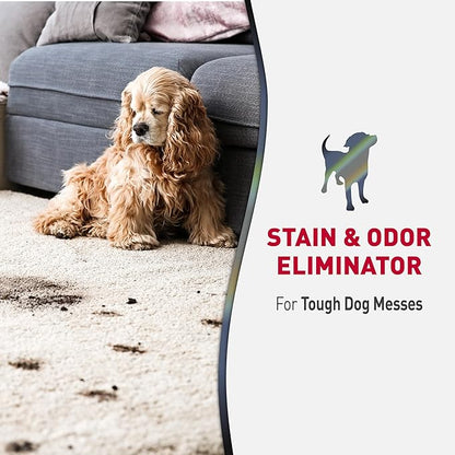 Nature’s Miracle Advanced Stain & Odor Eliminator, 32 Ounces, Sunny Lemon Scent, Severe Mess Enzymatic Formula For Tough Pet Messes