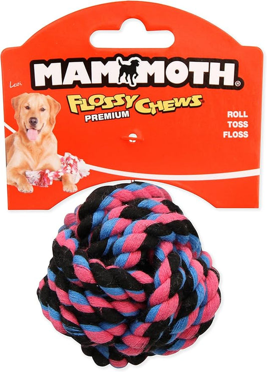Mammoth Pet Products 43720085: Monkey Fist Ball Dog Toy, Mini