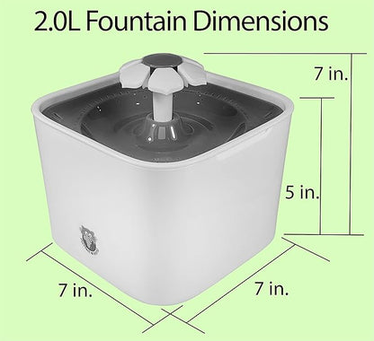 2.0L Pet Fountain Vers 4