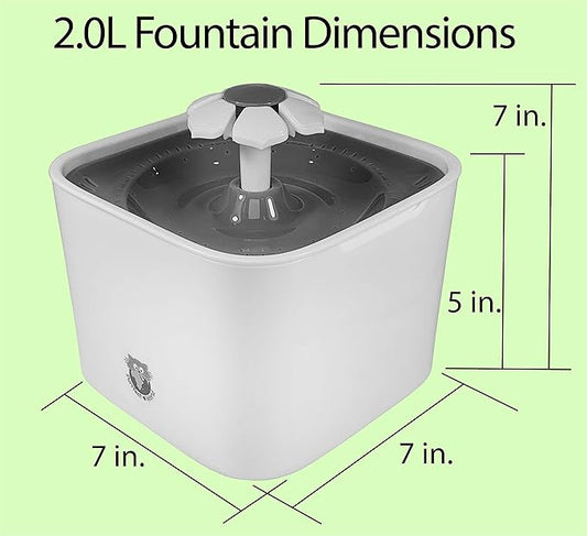 2.0L Pet Fountain Vers 4