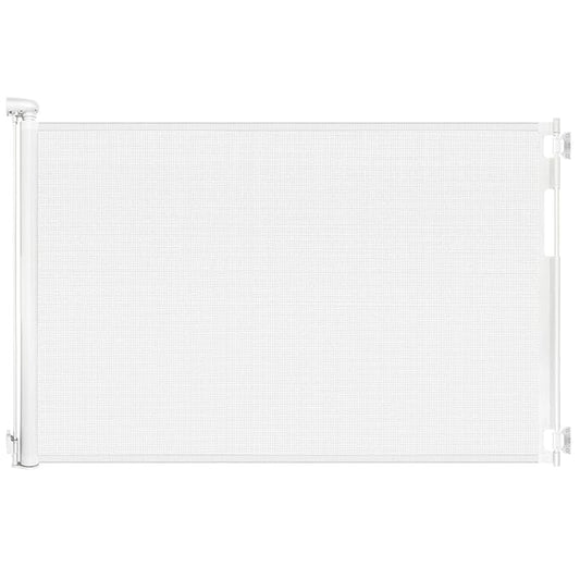 70 Inch Wide Retractable Baby Gate for Doorways, Extra Long Dog Gate Indoor Pet Gate Retractable Gate Outdoor Gates for Decks, Extra Long Baby Gates for Large Openings, White