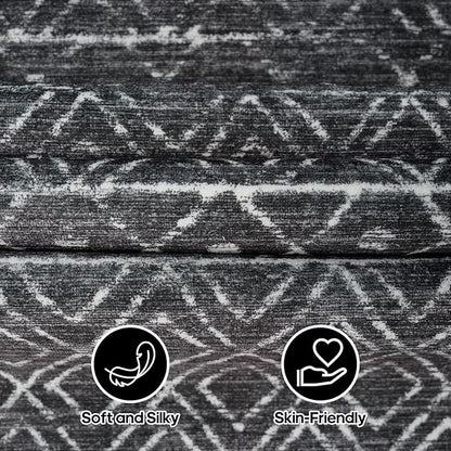 3x10 Runners for Hallways - Kitchen Runner Rugs Non Skid Washable Low Pile Beside Runner Rugs with Rubber Backing Floor Mat Indoor Rug for Entryway 3x10 Black
