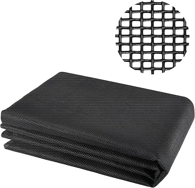 Pet Proof Door Window Screen Replacement - 39'' x 8.3' Thickened and Durable Vinyl Coated Polyester Pet Resistant Mesh, Cat Dog Protector Screen for Sliding Door Patio Porch