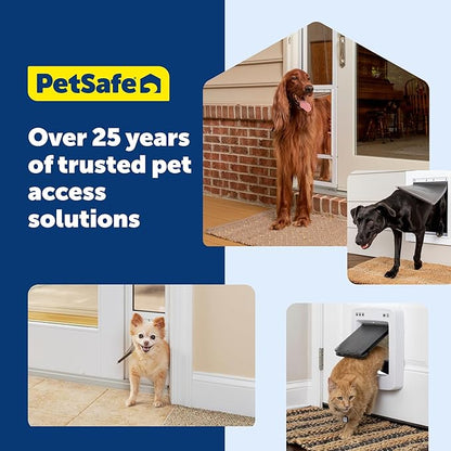 PetSafe Pet Screen Door - Heavy Duty, Tear- & Puncture-Resistant Dog & Cat Mesh Flap - Storm Door Compatible - Large - for Dogs & Cats up to 100 lb