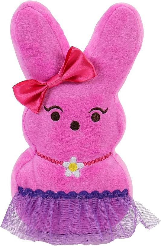 Animal Adventure | 9" Dressed Up Peeps Plush - Bow & Skirt | Easter Basket Stuffed Animals for Kids | Cute & Huggable Ultra Soft Plushie Stuffers Toy Buddy | Collectable Gifts | Aged 3+
