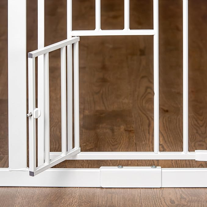 Carlson Pet Products 0941 PW DS Extra Tall Pet Gate with Small Pet Door