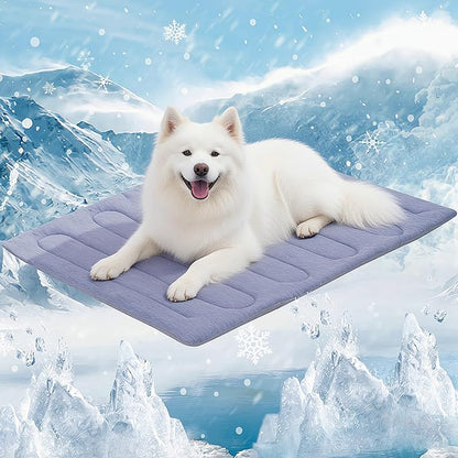MARUNDA Dog Cooling Mat, No Need to Freeze Or Refrigerate This Cool Pet Pad Cat Mats- Keep Your Pet Cool, Machine Washable.