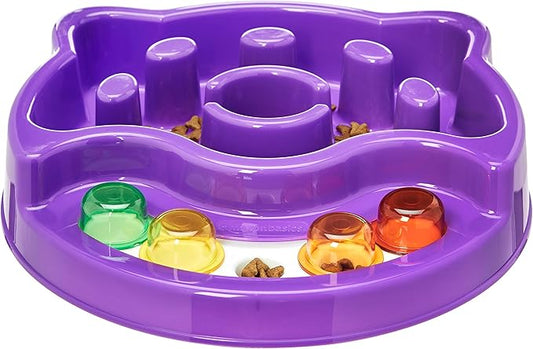 Amazon Basics Pet Activity Center and Feeder, Purple