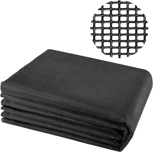 Pet Proof Door Window Screen Replacement - 48'' x 8.3' Thickened and Durable Vinyl Coated Polyester Pet Resistant Mesh, Cat Dog Protector Screen for Sliding Door Patio Porch