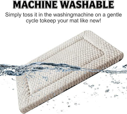 Dog Bed Mat - Reversible Dog Crate Bed Mats, Soft & Breathable Kennel Pad, Durable Crate Bed for Small Medium Large Dogs & Cats