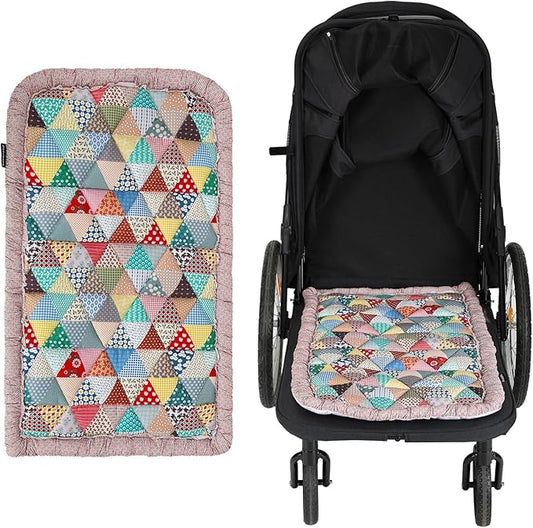 Beberoad Large Pet Stroller Single-Sided Pad - Warm and Non-Slip Mat, R8 Special Pet Stroller Seat Cushion, Comfortable and Soft