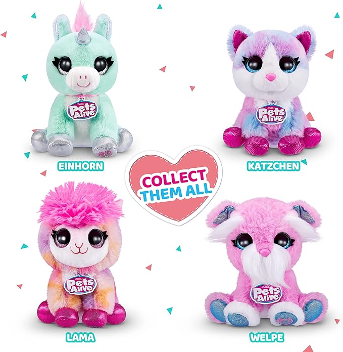 Pets Alive Pet Shop Surprise Toys by ZURU - Interactive Toys with Electronic 'Speak & Repeat', Animal Playset Puppy Gifts for Girls and Kids (Series 2)