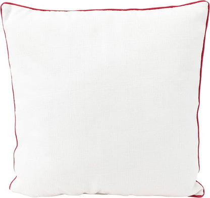 DanDee Rudolph The Red-Nosed Reindeer | 14" Officially Licensed & Collectible Decorative Pillow | Rudolph, White