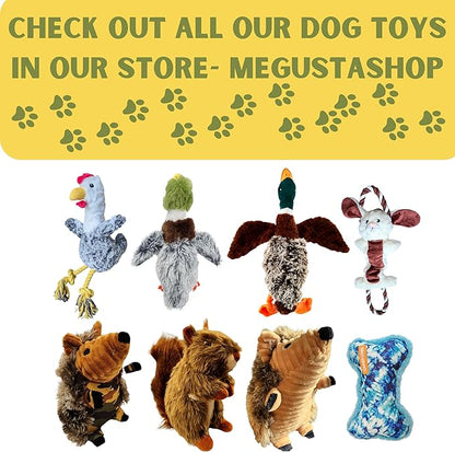 ME GUSTA SHOP Duck Dog Toy Squeak Toys | Mallard-Shaped | Shaped Pet Toys | Duck Dog Toys for Large Dogs | Mallard Dog Toy | Dog Chew Toys | Stuffed Toys Interactive Animal.