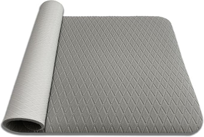 Seagull Multipurpose Foam Rubber Pet Grooming Table Mat 16 x 24 Inch Dog Grooming Mat for Table Cat Grooming Mat Dog Bath Mat Pet Vet Mat Non Slip Soft Waterproof Light Grey