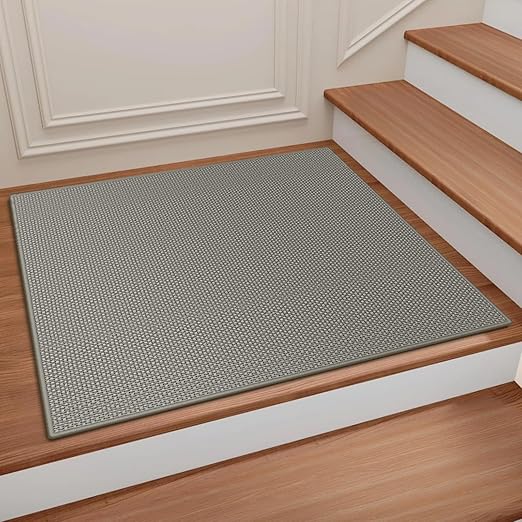 Stair Treads for Wooden Steps, Non-Slip Stair Runner Indoor Outdoor Stair Tread Mats Covers Pads, 31" x 31"Matching Staircase Step Runner for Elders, Kids and Dogs (31" x 31")