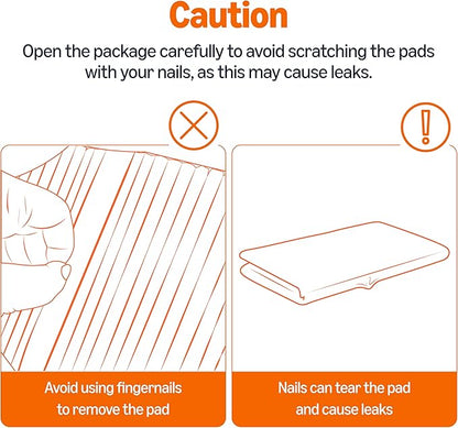 Amazon Basics Cat Pee Pads, Super Absorbent, Odor Control, Universal Fit for Litter Box, Disposable, Multi Cat, Unscented, Purple, 40 Count