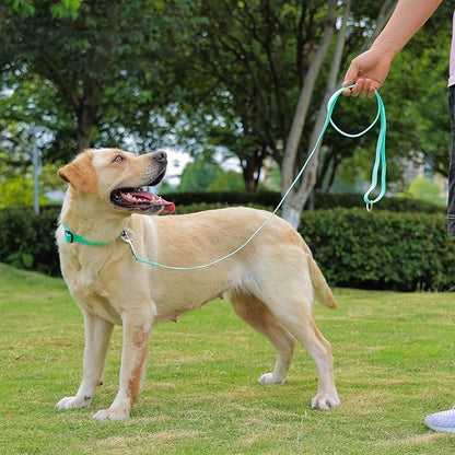 Waterproof Dog Collar, Easy to Clean Rubber Dog Collars with Quick Release Buckle Fits Small Medium or Large Dogs (Mint Green, M < 11.8-18.5 inch)