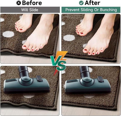 BALEINE Non Slip Rug Pad Rug Gripper for Hardwood Floors, Extra Thick Non Slip Mat Under Carpet (5'x7')