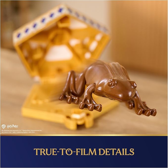 Wizarding World Harry Potter, Interactive Chocolate Frog Toy, Jumps & Leaps with Sound Effects, Kids Toys for Girls & Boys Ages 6 and up
