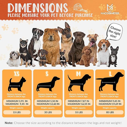 2025 16-in-1 - Dog Grooming Hammock - Dog Hanging Harness for Nail Trimming - Pet Grooming Hammock - Dog Sling for Nail Trimming - Dog Nail Trimming Hammock - Dog Holder for Nail Trimming