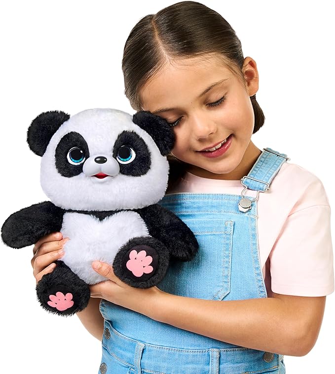 Little Live Pets My Baby Panda ChuChu Plush - Interactive Sounds, Feeding, Potty Dance - Ages 4+