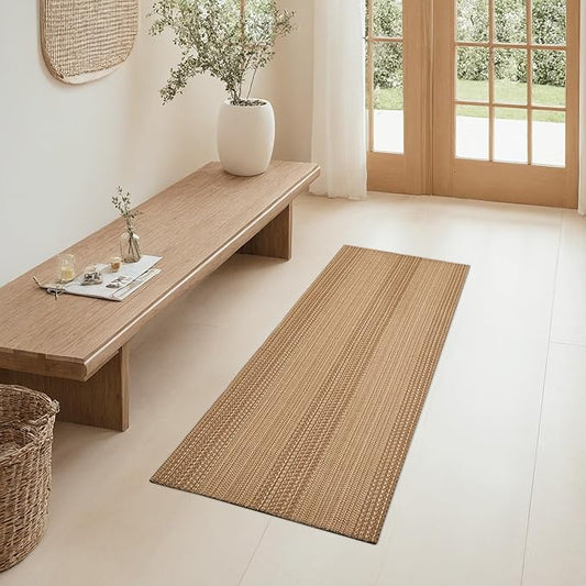 20"x59" Kitchen Mats for Floor, Machine Washable Mats, Woven Kitchen Rugs, Boho Style, Non Slip, Runner Rugs for Kitchen, Non-Slip, Durable, Easy Clean, Everyday Use