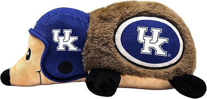 NCAA Kentucky Wildcats Plush Hedgehog Toy for Dogs & Cats, Cool Soft Pet Toy for Fun and Interactive Play, Dog Chew Toy with Squeaker, Licensed Hot Pet Toy
