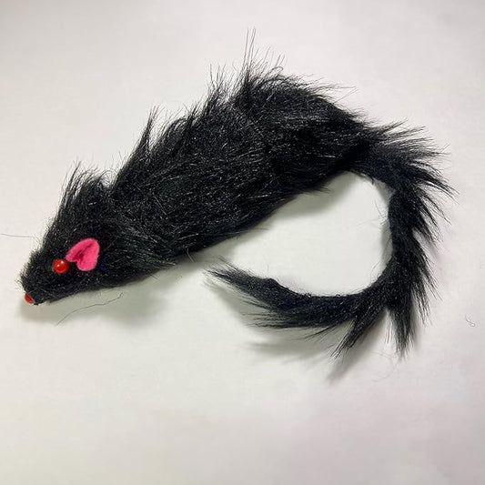SPOT Shaggy Plush Ferret - Interactive Rattle and Catnip Fuzzy Toy for Indoor Cats and Kittens, Large Size Perfect for Pouncing, Chasing, Hunting, 11 Inches
