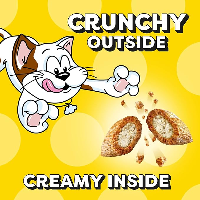 Temptations Cat Treats Classic Crunchy and Soft Cat Treats, Tasty Chicken Flavor, 3 oz. Pouch (Pack of 12)