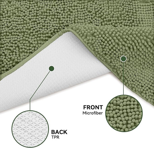 Bcoimo Super Absorbent Dog Door Mat, 36"*24" Anti Slip Mat for Muddy Paws, Pet Rugs for Dirty Paws Washable That Absorbs Moisture and Dirt, for Dog Cage and Pet Resting Carpet