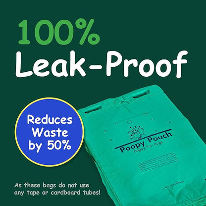 Header Pet Waste Station Bags - 2,400pcs of 8" x 13" Hanging Dog Waste Station Bags - Extra Thick (20 Microns), Durable, & Opaque Design - Single-Pull & Easily Disposable Refills