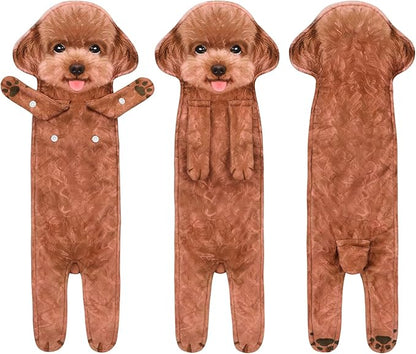 AGRIMONY Poodle Dog Funny Hand Towels for Kitchen Bathroom - Dog Mom Day Gifts for Women Men Teens Kids-Easter Mothers Fathers Days Valentines Housewarming Birthday Gifts for Animals Lovers