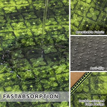 Dog Pee Pads Training Pads Upgrade Triple Thickness All-Purpose Super Absorbent & Leak-Proof, Quick Dry and Leak-Proof and Odor Control (Green/Multi, 36" x36"x2PCS)
