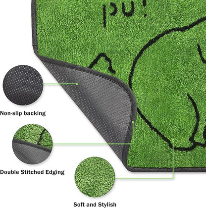 Qeils Reusable Puppy Pads, Washable Pee Pads for Dogs Durable Absorbent Leakproof Dog Training Pads for Home or Travel, Non-Slip Wee Wee Pads Potty Pads 72"x72"
