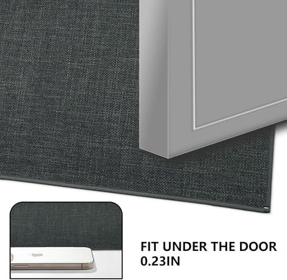 Ultra Thin Indoor Door Mat, Low-Profile Door Mats Indoor Entrance, Non-Slip Natural Rubber Backing Doormat, Washable Entryway Doormats, Fade Resistant Dirt Trapper for Kitchen, 35''x24'',Grey