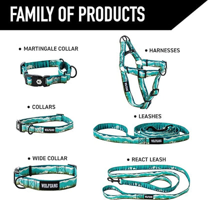 Wolfgang Heavy Duty, Adjustable Dog Collar with Quick Release Nylon Buckle for Walking & Training, GreatEscape Print, Small
