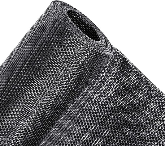 Customizable Pet Proof Window Screen Replacement Grey, Best Vinyl Coated Polyester Dog Cat Resistant Heavy Duty, Mesh Net Netting Curtain Wire Good Repair for Patio/Porch/Sliding/DIY/Big Pets Owners
