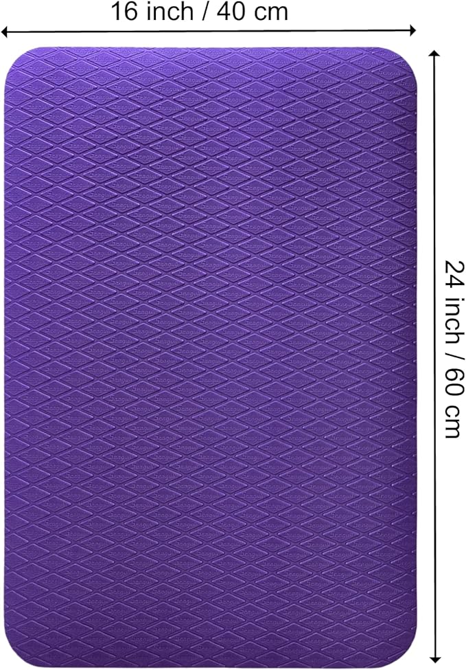 Seagull Multipurpose Foam Rubber Pet Grooming Table Mat 16 x 24 Inch Dog Grooming Mat for Table Cat Grooming Mat Dog Bath Mat Pet Vet Mat Non Slip Soft Waterproof Purple