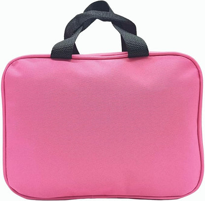 First Aid Bag Empty Emergency Medical Pouch First Responder Storage Compact Survival Medicine Bags for Sport Outdoors Car Office Pet Dog Cat (Pink BB)