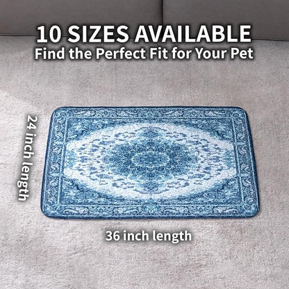 Dog Pee Pads Training Pads Upgrade Triple Thickness All-Purpose Super Absorbent & Leak-Proof, Quick Dry and Leak-Proof and Odor Control (Blue/Multi, 24" x36"x2PCS)