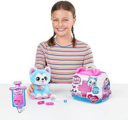 ZURU Surprise Puppy Plush - Border Collie Puppy with Electronic Speak and Repeat