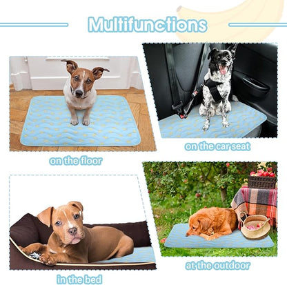 Dog Cooling Mat, Summer Cooling Mat for Dogs, Self Cooling Pad for Small Medium Large Dogs Cats, Non-Toxic Breathable Sleep Bed Summer Pet Bed Puppy Ice Blanket for Kennel Sofa Bed Floor