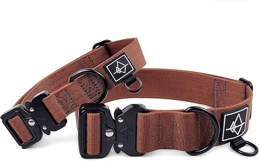 Made to ROAM Premium Dog Collar - Adjustable Heavy Duty Nylon Collar with Quick-Release Metal Buckle (Arizona Heartbeat, Classic Size 1)