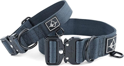 Made to ROAM Premium Dog Collar - Adjustable Heavy Duty Nylon Collar with Quick-Release Metal Buckle (Colorado Nightsky, Classic Size 5)