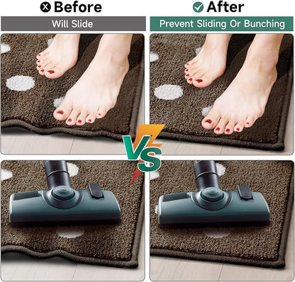 BALEINE Non Slip Rug Pad Rug Gripper for Hardwood Floors, Extra Thick Non Slip Mat Under Carpet (8'x10')