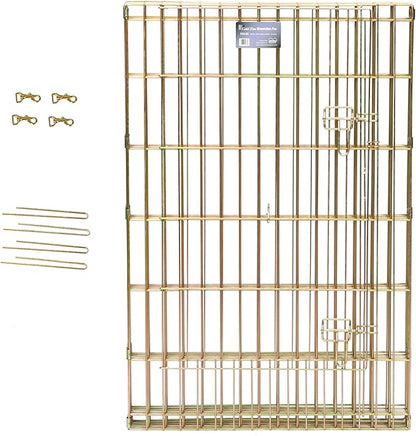 MidWest Homes for Pets 36-Inch Exercise Pen, for Indoor and Outdoor Use, 16 Sq Feet of Play, Single Door Folding Dog Pen, with Large Door Opening & Secure Latch, Easy to Set Up, Foldable Dog Playpen
