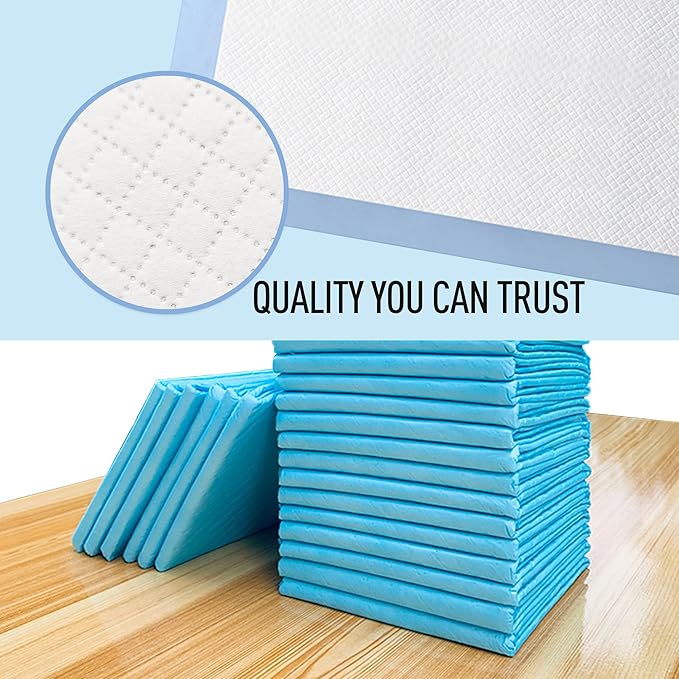 Dog Training Pads, Leak-Proof 6-Layer Puppy Potty Pads with Quick-Dry Surface - Small Size 13x18 Inch